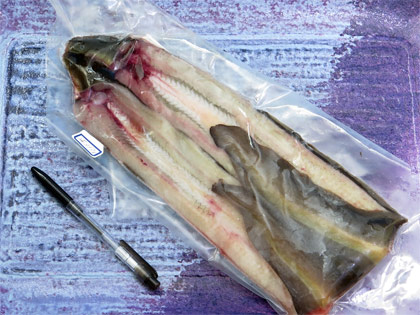 天然うなぎ2尾で337g